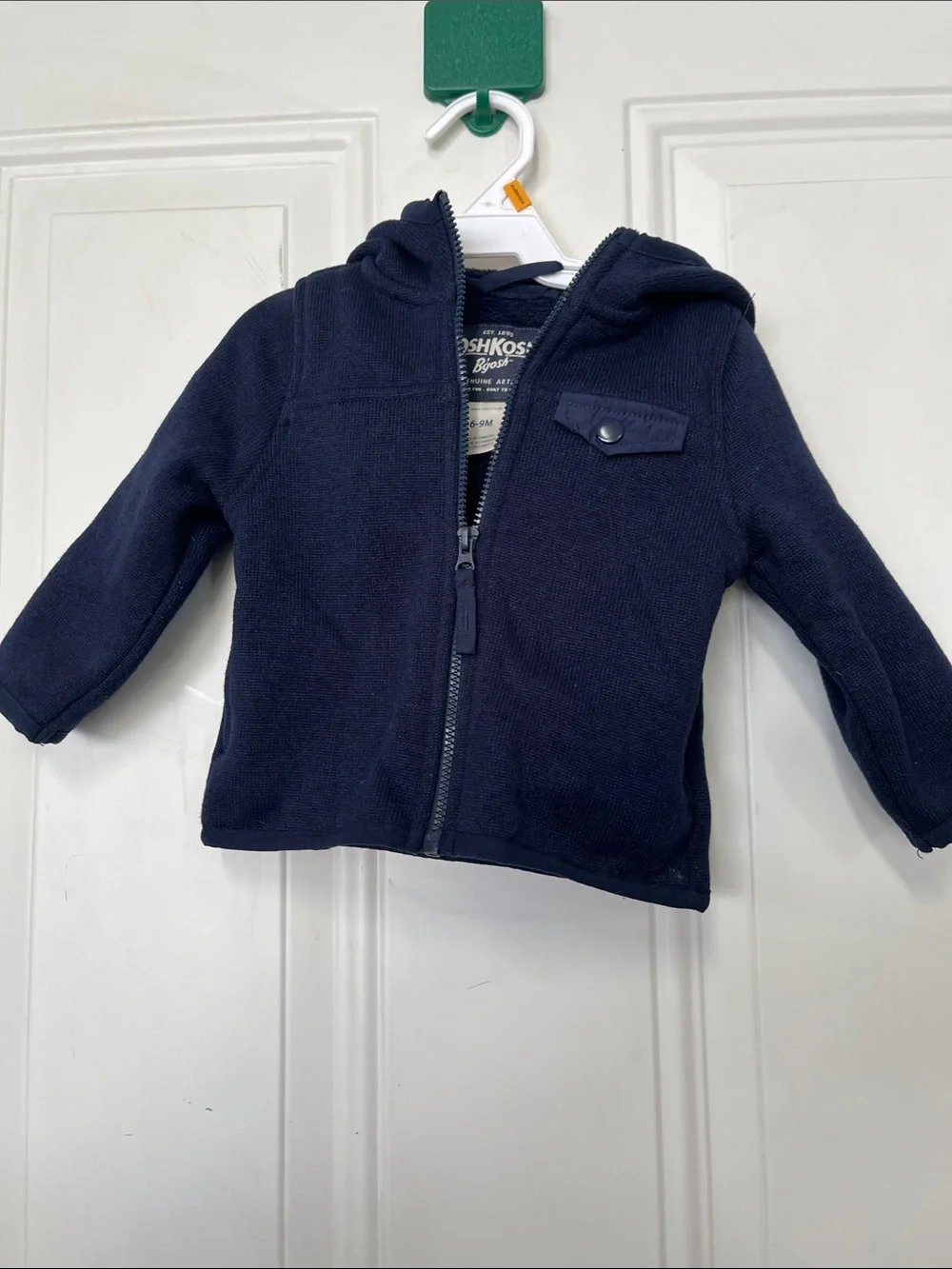 OshKosh B'gosh Dark Navy Hooded Zip Jacket